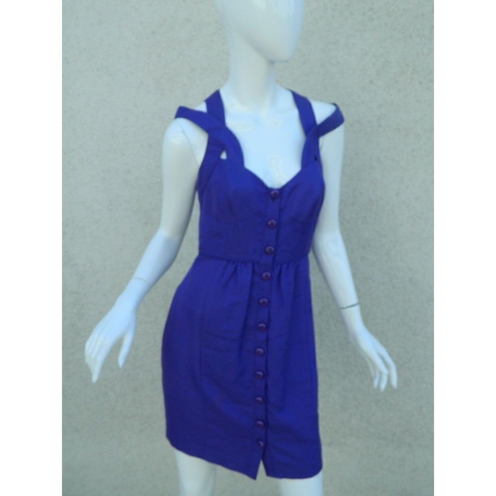 Anthropologie  Tracy Reese  Frock Dress‎  Purple Silk Blend Delaney Dress  Small